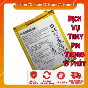 Pin Webphukien cho Huawei Honor 5C, Honor 7C, Honor 7A, Honor 9i Việt Nam HB366481ECW - 3000mAh